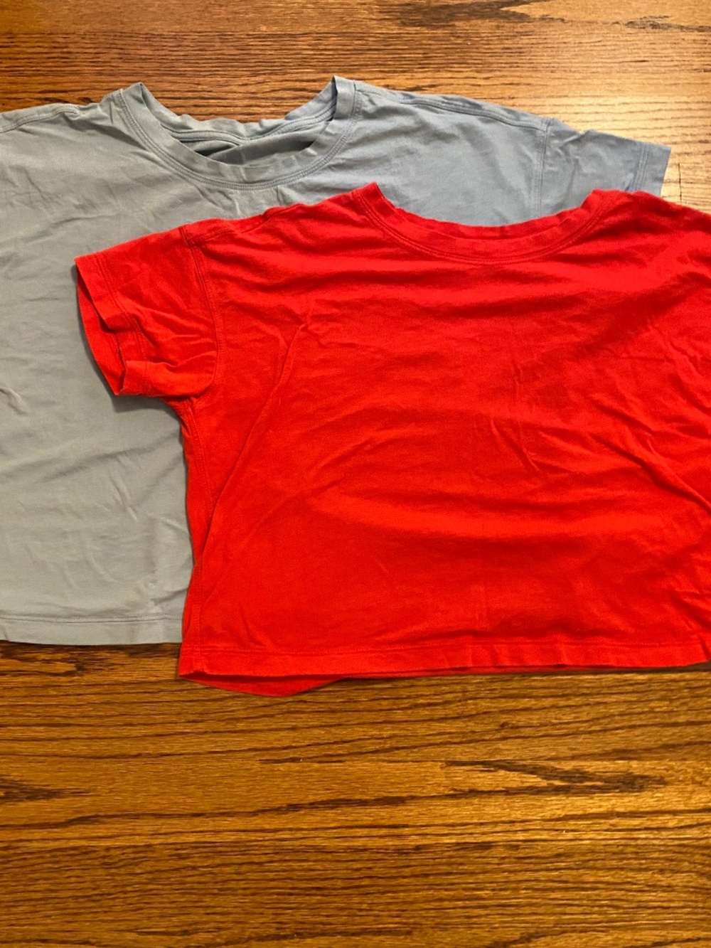 CRZ yoga red and blue tops